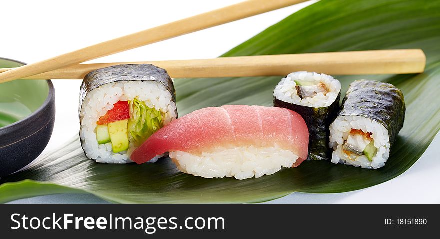 Asian maki sushi