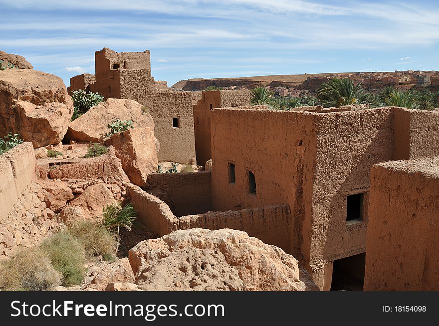 Old Kasbah in Todra Gorge