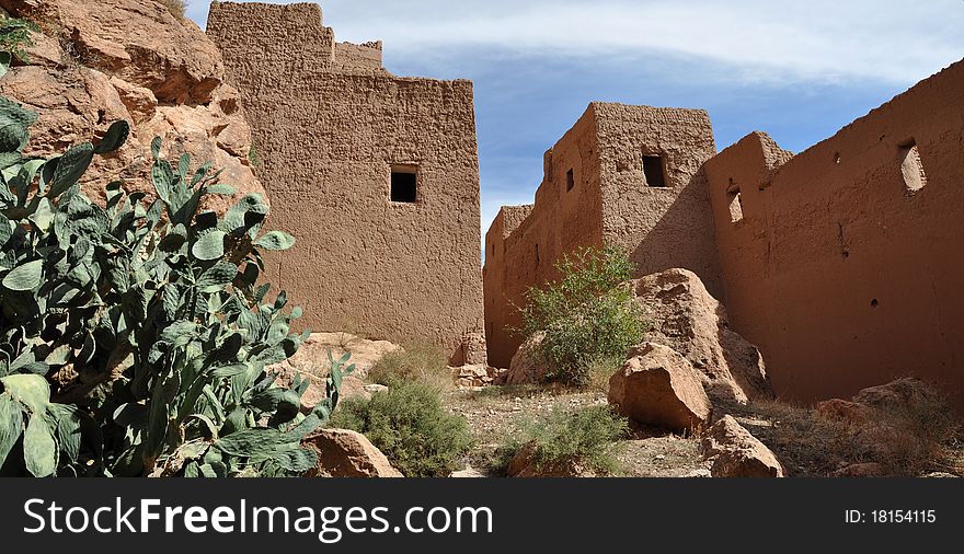 Old Kasbah in Todra Gorge