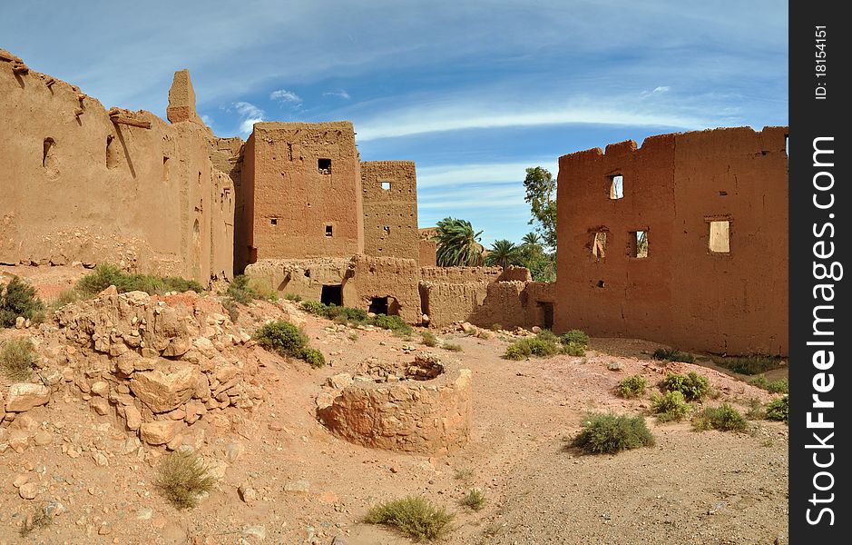 Old Kasbah in Todra Gorge