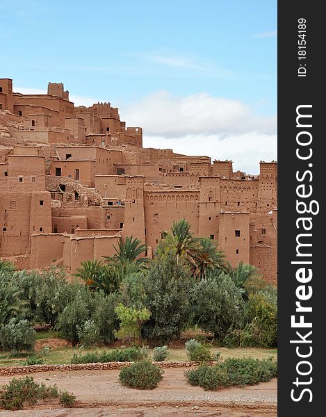 Old Kasbah in city of ouarzazate