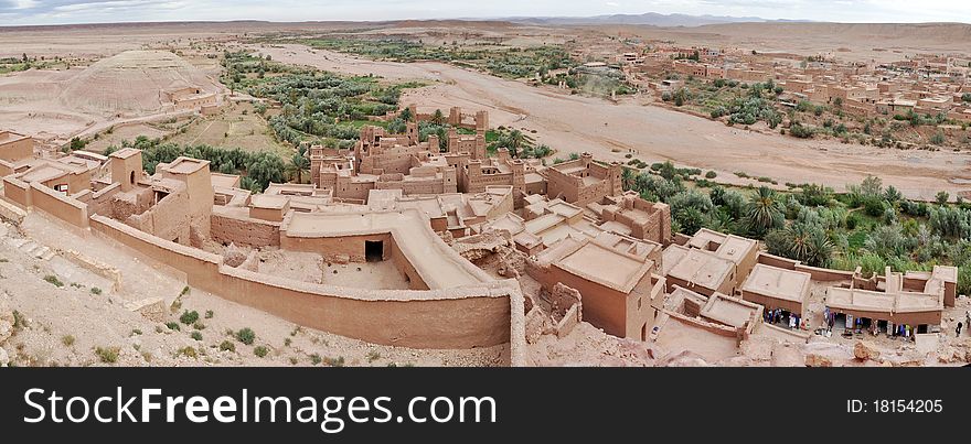 Old Kasbah in city of ouarzazate