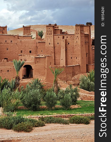 Old Kasbah in city of ouarzazate