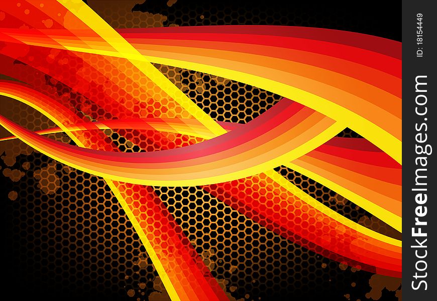 Color abstract background - orange red colors