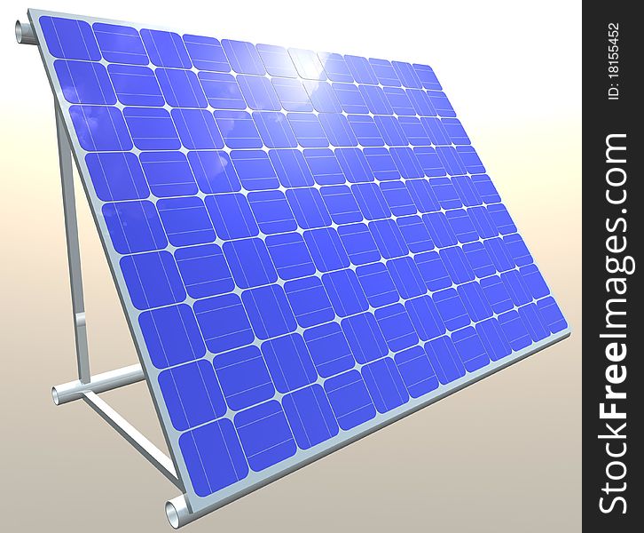 Solar panels. alternative sources of energy