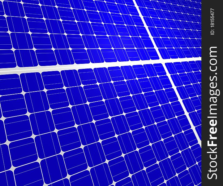 Solar panels. alternative sources of energy