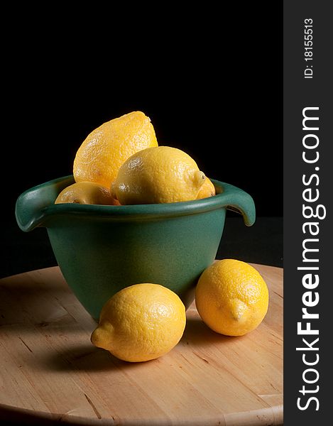 Lemons And Bowl