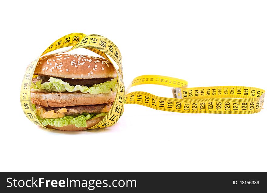 Cheeseburger And Centimeter