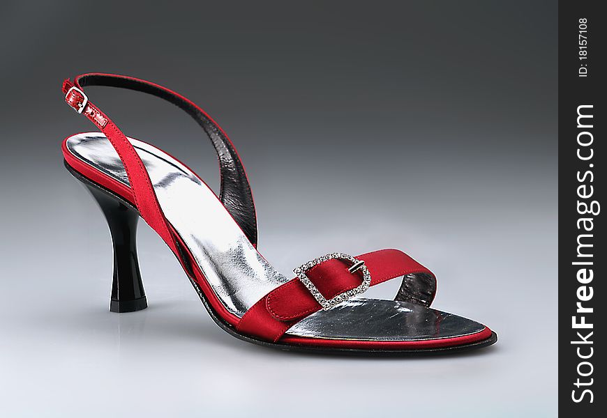Extreme shoe with very high stiletto for ceremony. Extreme shoe with very high stiletto for ceremony