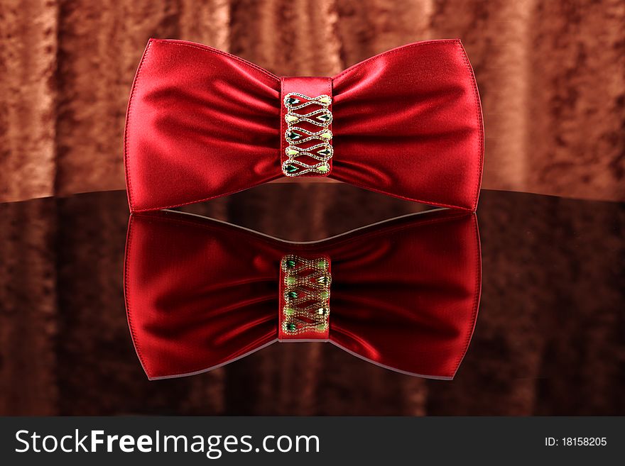 Elegant red bag for luxury event or wedding