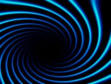 Blue Spiral Royalty Free Stock Photo