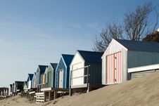 Beach Huts. Royalty Free Stock Images Beach Huts. Royalty Free Stock Images