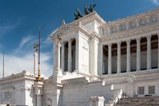 Monument Of The Vittorio Emanuele II Royalty Free Stock Image Monument Of The Vittorio Emanuele II Royalty Free Stock Image