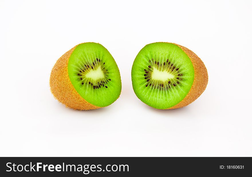 Kiwi fruit isolated on white background. Kiwi fruit isolated on white background.