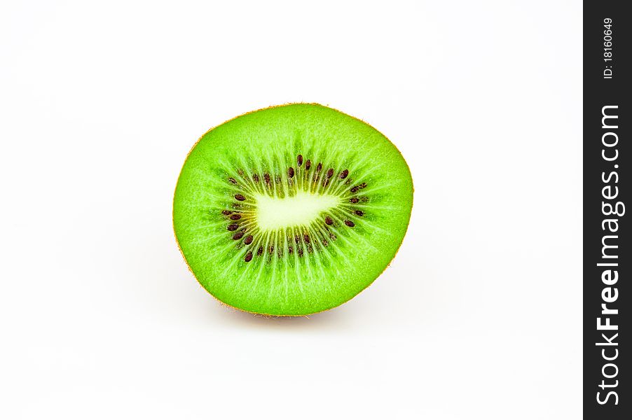 Kiwi fruit isolated on white background. Kiwi fruit isolated on white background.