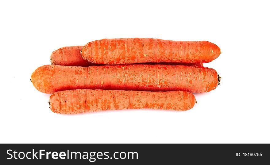 Carrot isolated on white background. Carrot isolated on white background.