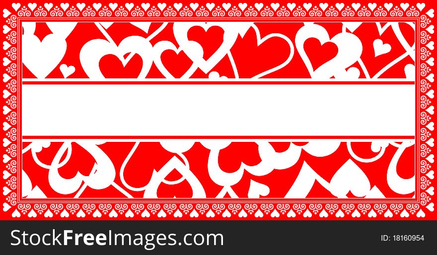 Design of greeting card background