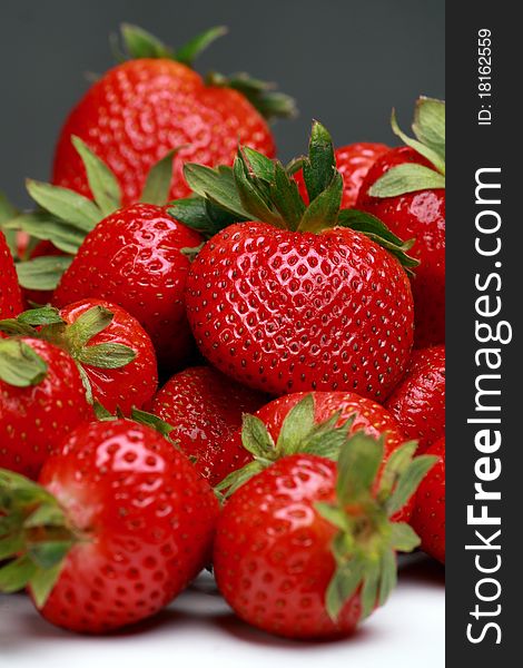 Red and fresh strawberry for healthy life