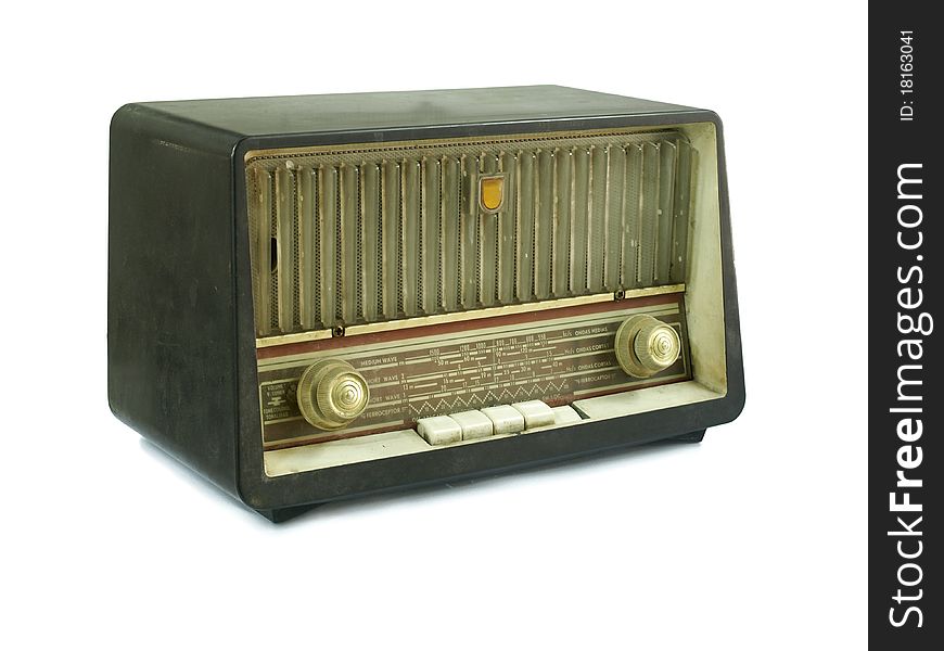 Vintage fashioned radio