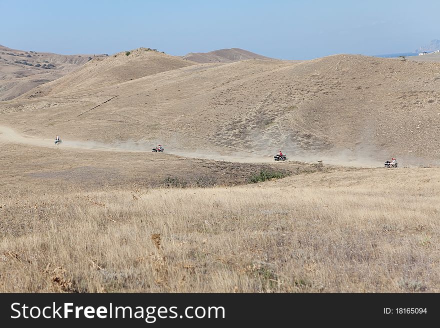 Speedy race through steppe