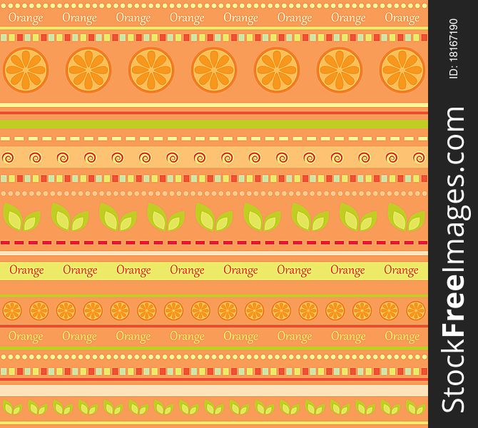 Seamless orange fruit wallpaper. Orange. Seamless orange fruit wallpaper. Orange