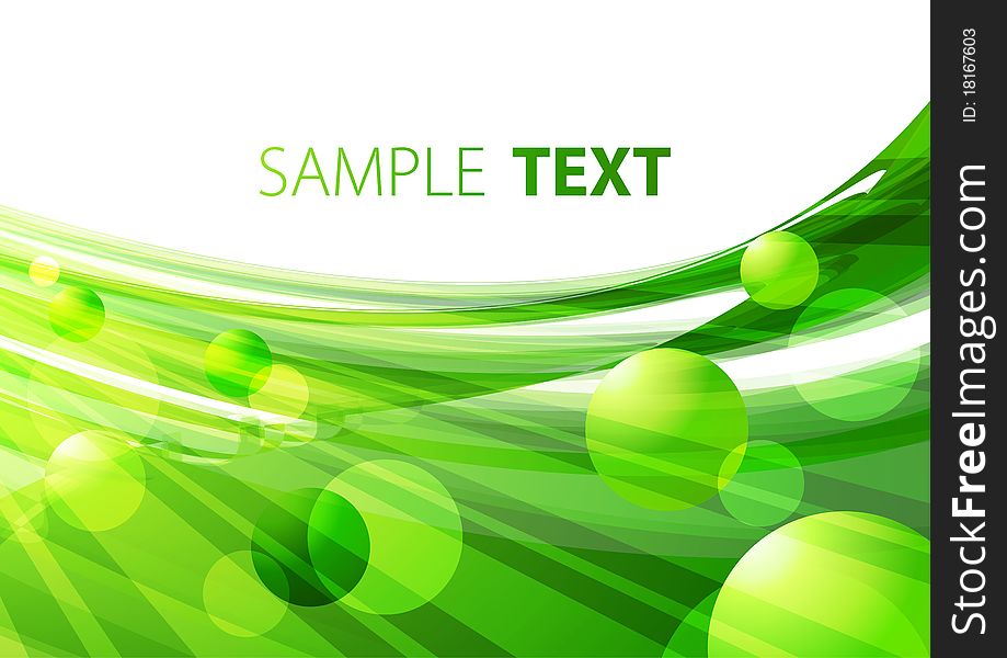 Abstract background with green shapes. Abstract background with green shapes