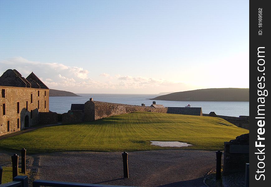 View of Charles Fort in Kinsale - South of Ireland