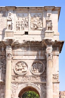 Arco De Constantino In Rome, Italy Stock Images