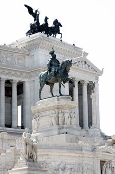 Vittorio Emanuele In Rome, Italy Stock Image Vittorio Emanuele In Rome, Italy Stock Image