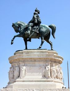 Monument Vittorio Emanuele In Rome, Italy Royalty Free Stock Images Monument Vittorio Emanuele In Rome, Italy Royalty Free Stock Images