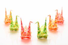 Origami Birds Royalty Free Stock Image Origami Birds Royalty Free Stock Image