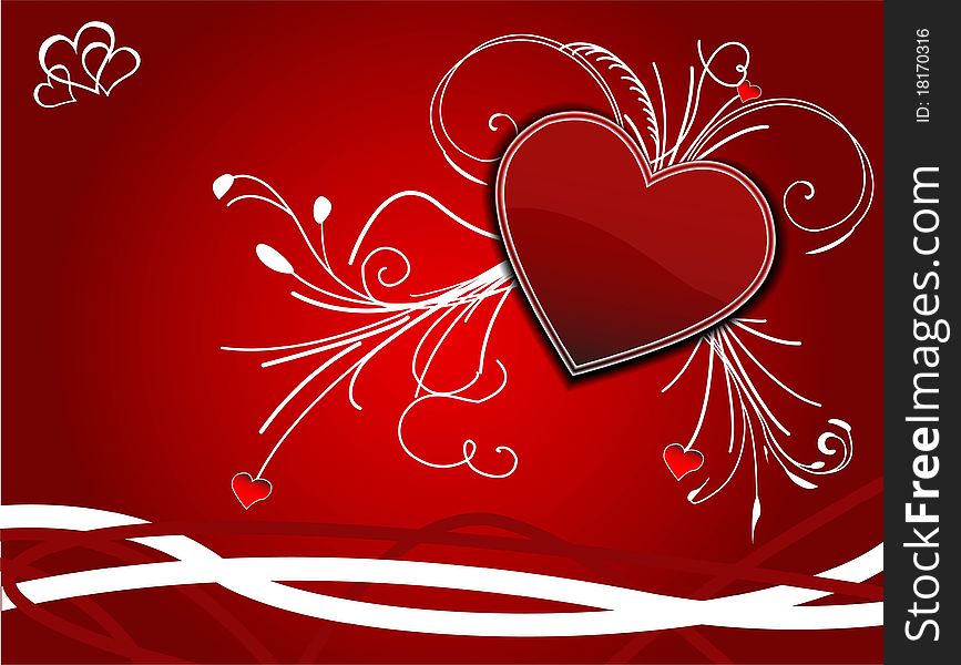 Lovely background with hearts for valentine day. Lovely background with hearts for valentine day