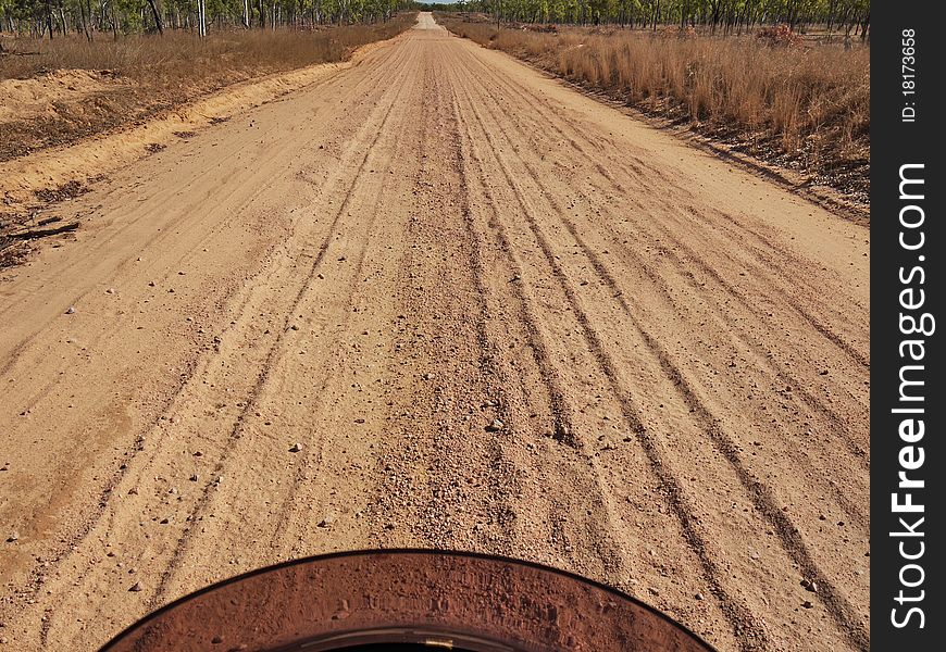 Australia, country sand road, bush