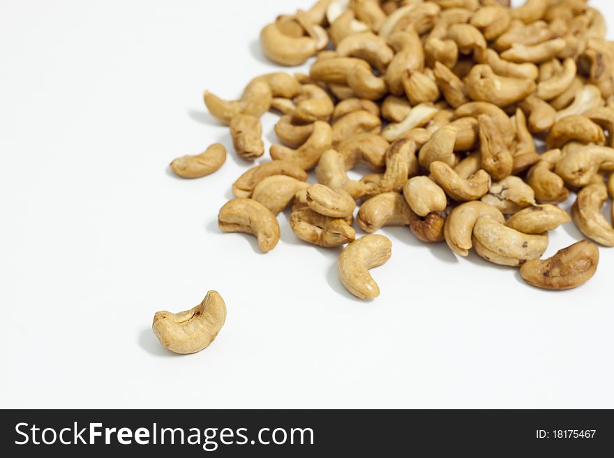 Cashew Nut In Close Up