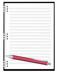 A Notebook Stock Photos A Notebook Stock Photos