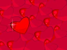 Background-hearts Stock Images Background-hearts Stock Images