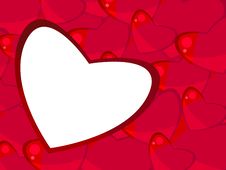 Frame-hearts Royalty Free Stock Photo Frame-hearts Royalty Free Stock Photo