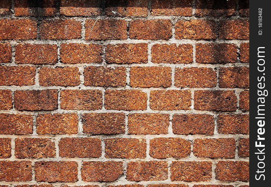 Texture of Walls made of laterite stone