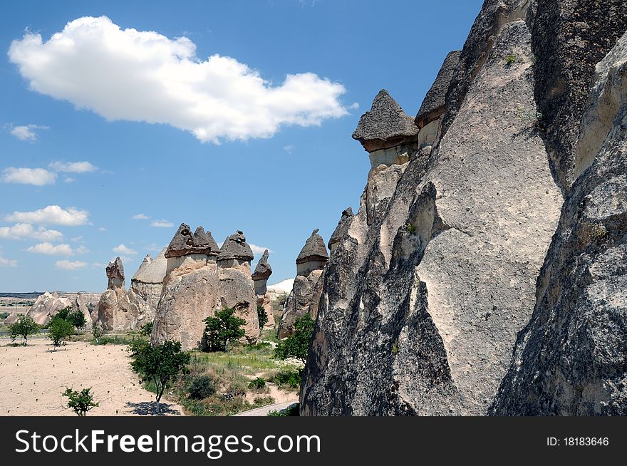 Fairy chimneys in Turkey's Anatolia region