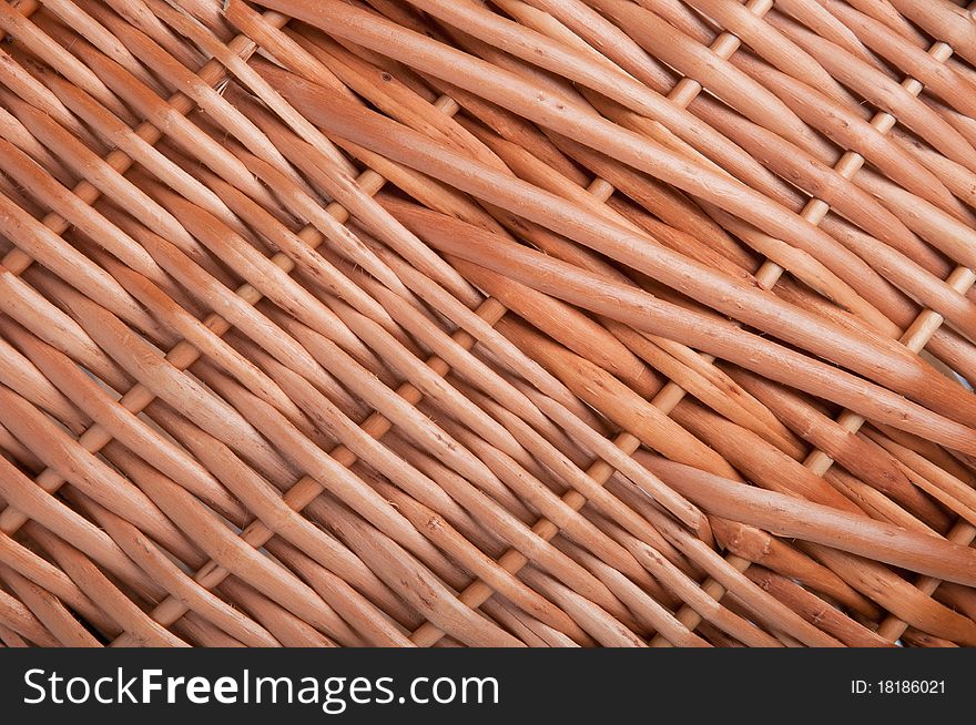 Wicker basket background