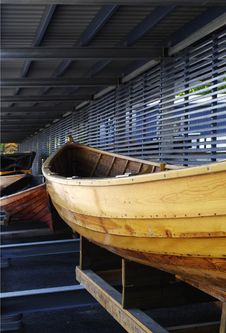 Boat In A Boathouse. Stock Image Boat In A Boathouse. Stock Image