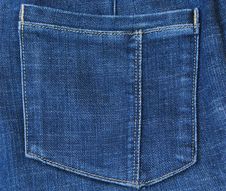 Jeans Pocket Royalty Free Stock Photos