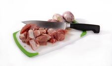 Fresh Meat On A Cutting Board Stock Images