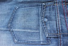 Jeans Pocket Stock Photography