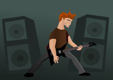 Heavy Metal Guitar Player Stock Image Heavy Metal Guitar Player Stock Image