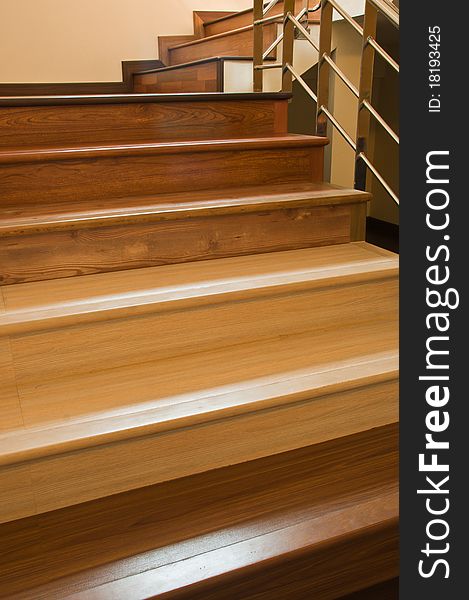 Staircase with laminate floor Luxurious Style