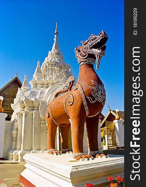 Wat Phrathat Hariphunchai Temple, Lampoon, Thailand