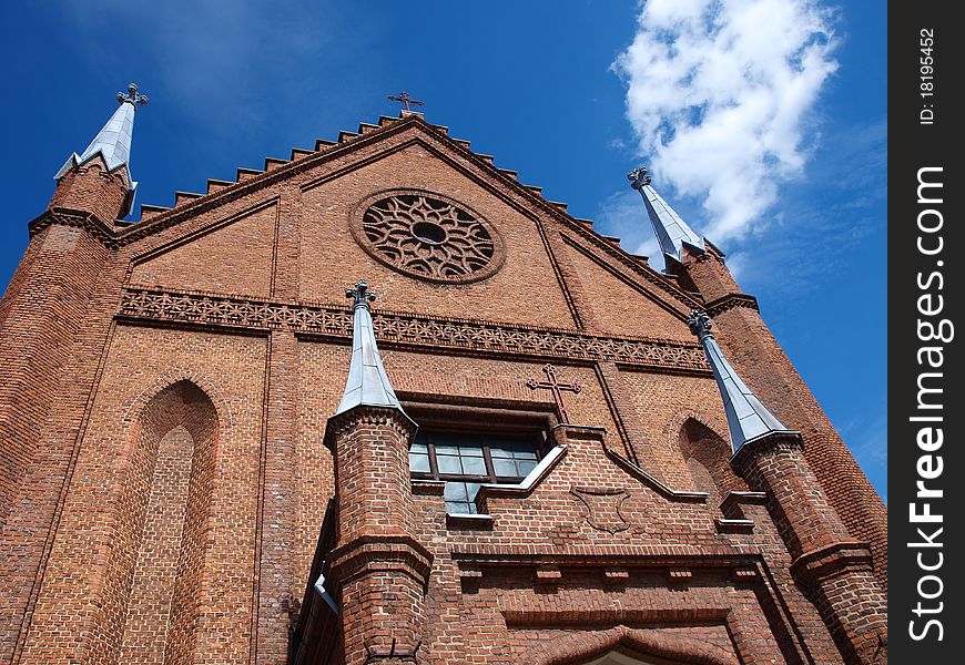 The Church of All Saints in Kornik, Poland. The Church of All Saints in Kornik, Poland