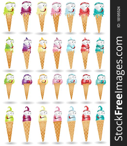 Ice Cream Character Collection