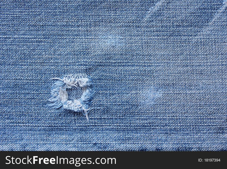 Texture Of Jeans Cloth